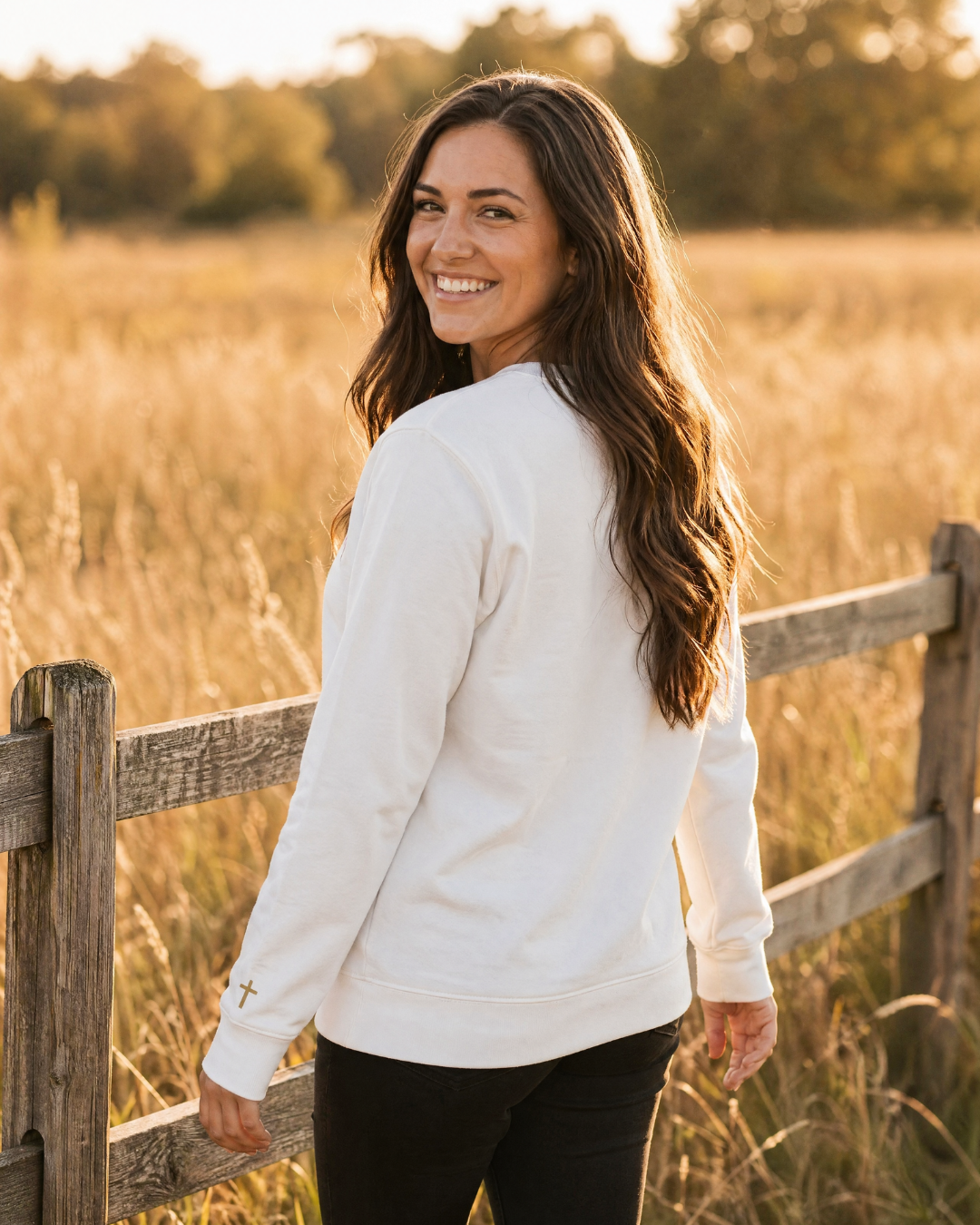 Rooted In Faith, Growing In Grace, Printed Sweatshirt