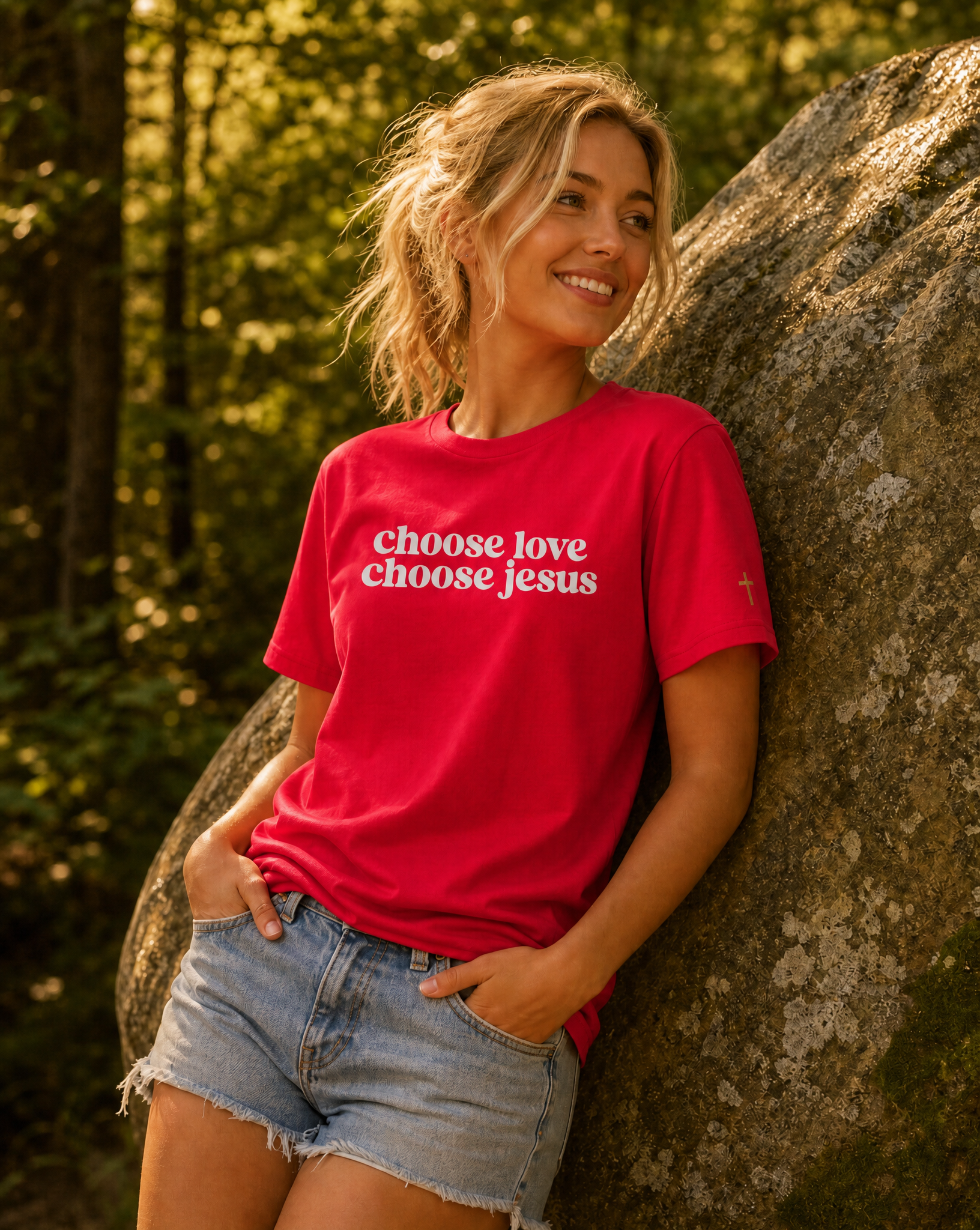 Choose Love Choose Jesus, Printed Tee