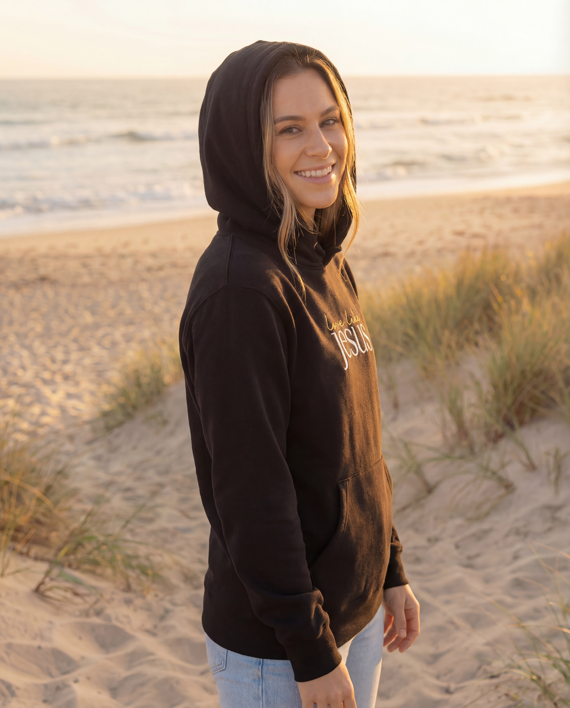 Love Like Jesus, Embroidered Hoodie