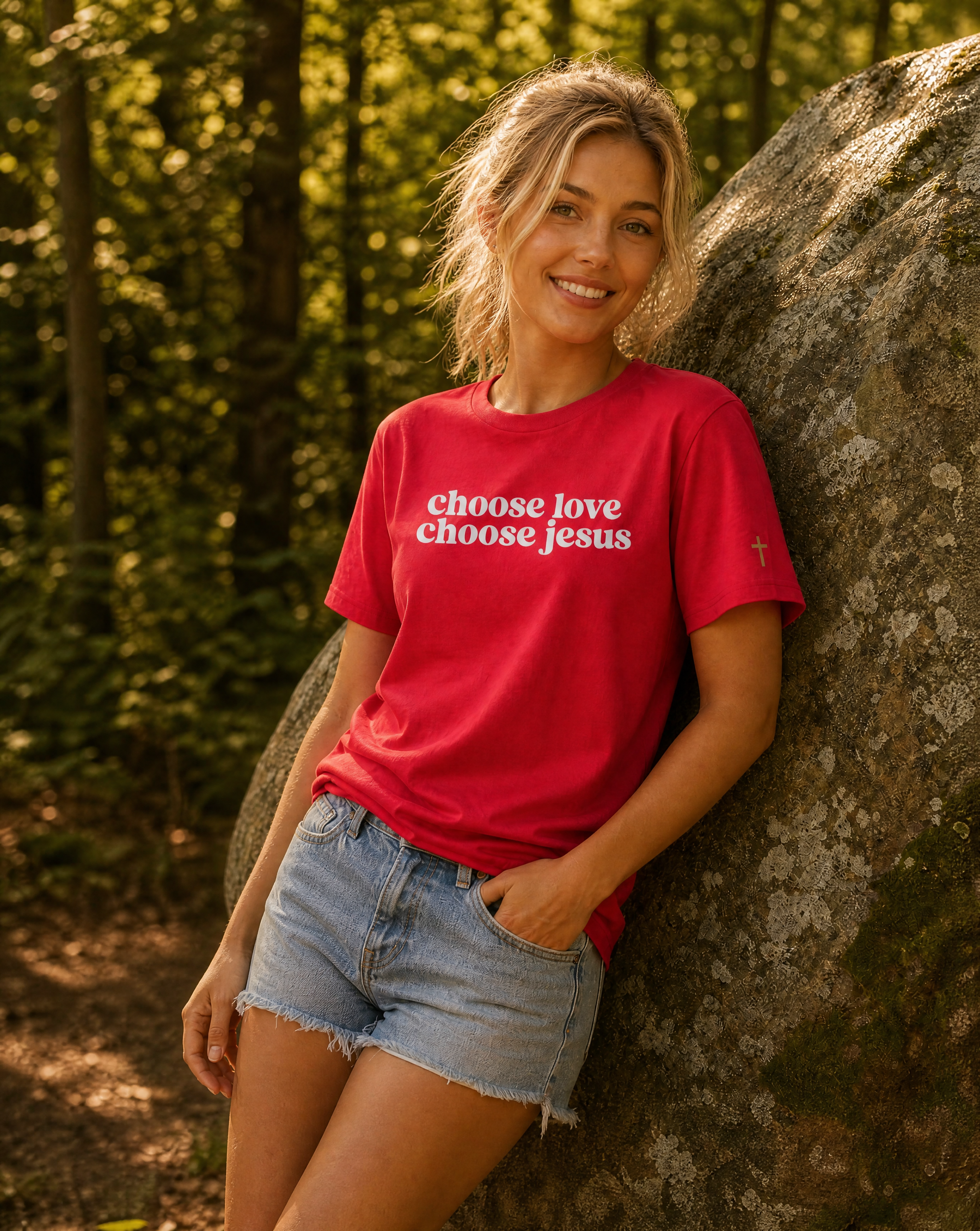 Choose Love Choose Jesus, Printed Tee