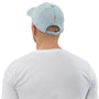 Light blue embroidered denim hat by Kilikina Faith Wear featuring a "Jesus People" design on the front.