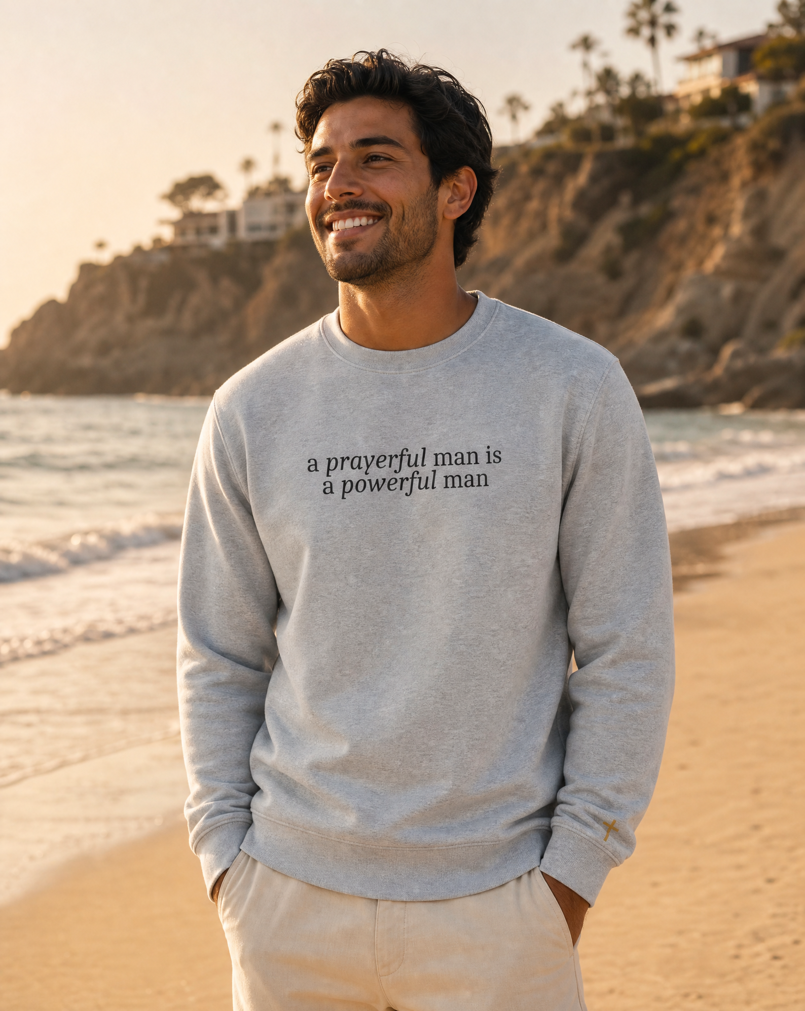 A Prayerful Man - Printed Sweatshirt