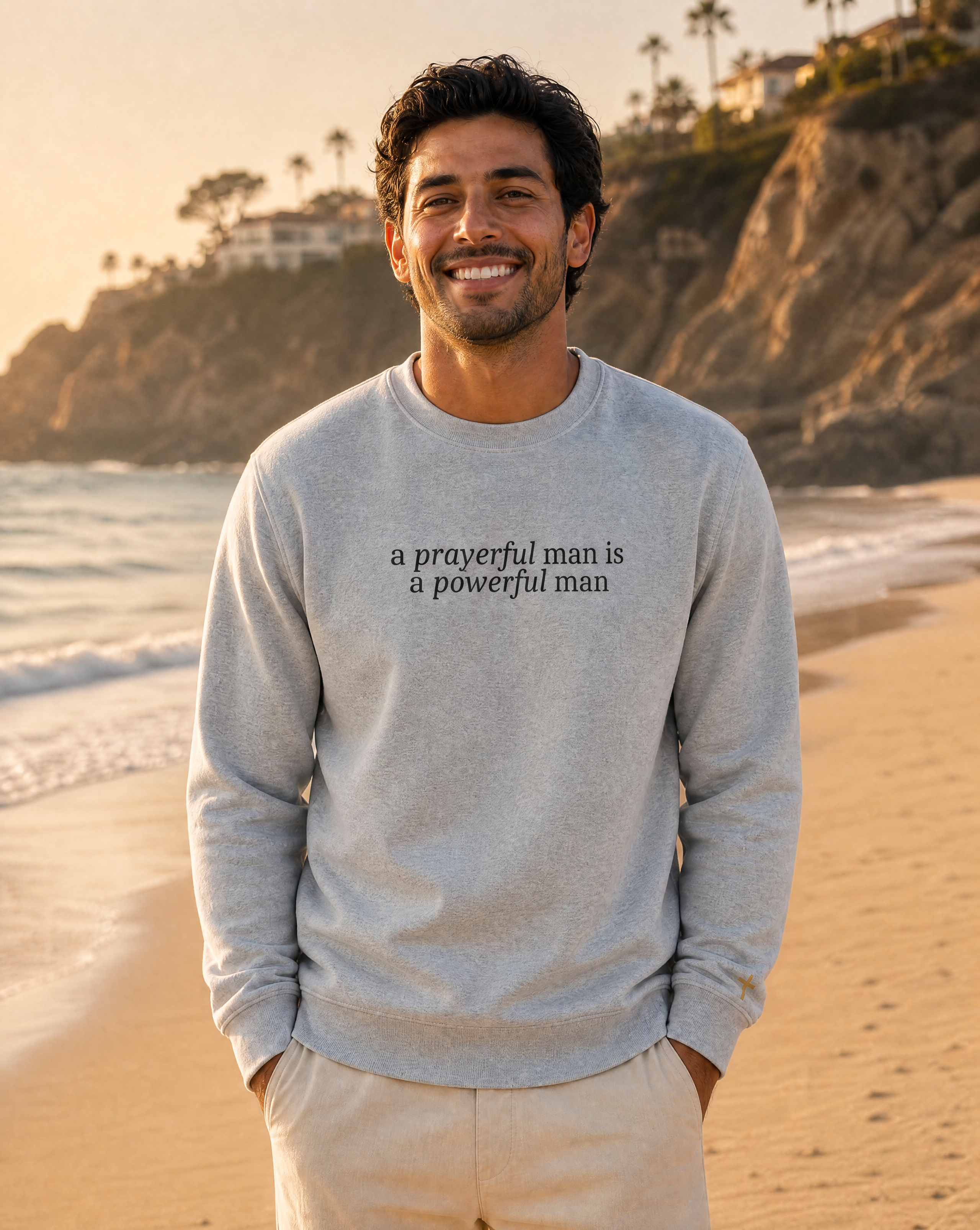 A Prayerful Man - Printed Sweatshirt