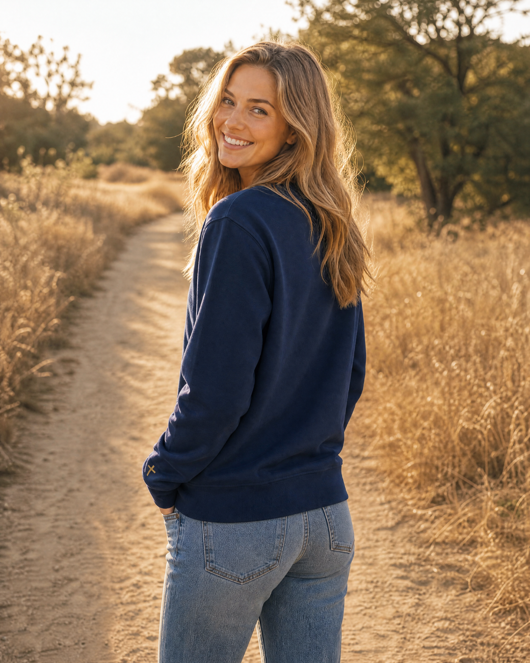 Faith Over Fear, Printed Sweatshirt