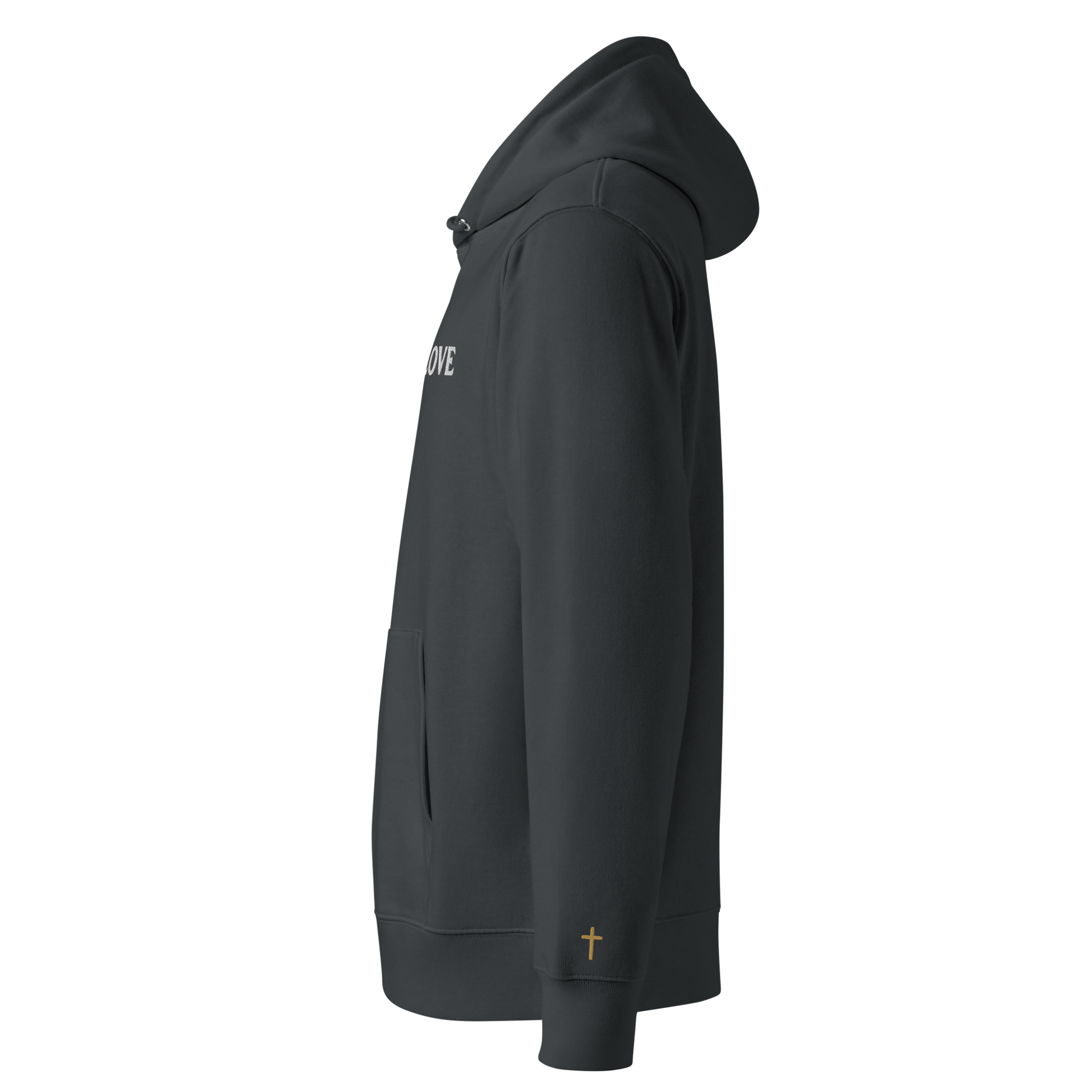 God Is Love - Embroidered Hoodie