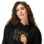 Faith Over Fear, Embroidered Hoodie.