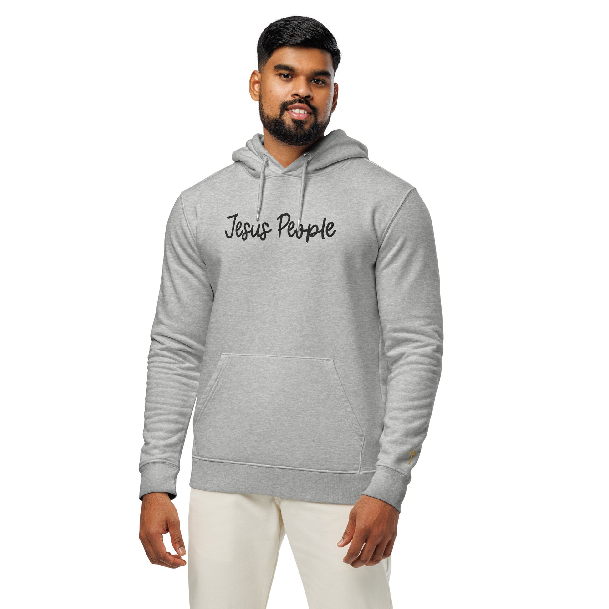 Jesus People, Embroidered Hoodie.