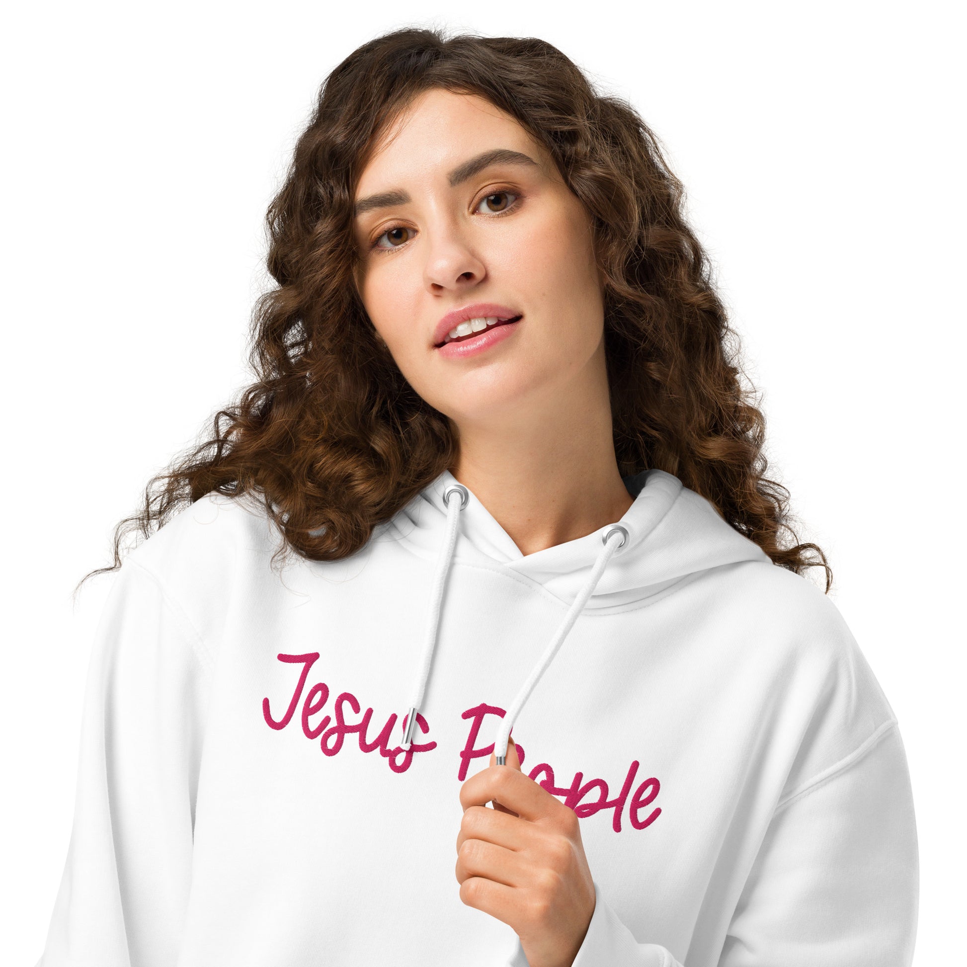 Jesus People, Embroidered Hoodie.