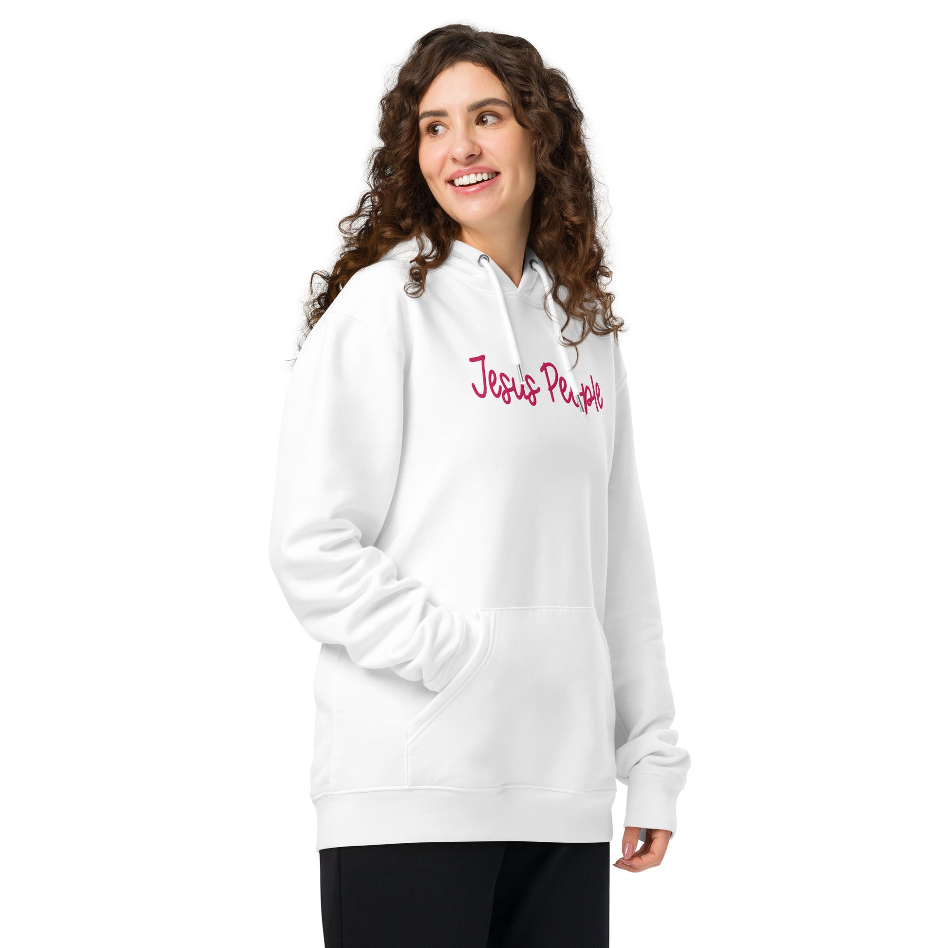 Jesus People, Embroidered Hoodie.