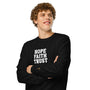 Hope Faith Trust, Printed Sweatshirt.