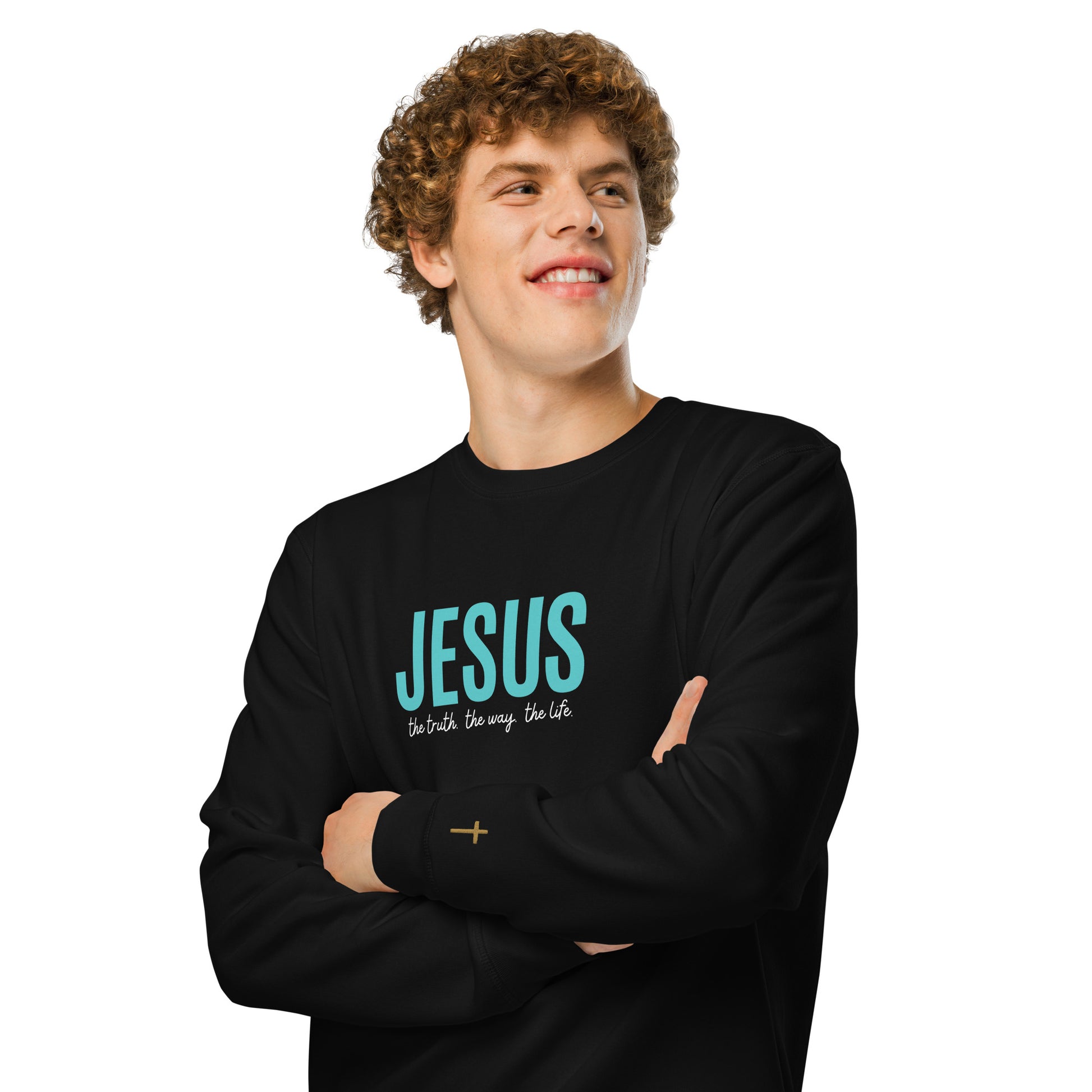 Jesus - The Truth. The Way. The Life., Printed Sweatshirt.