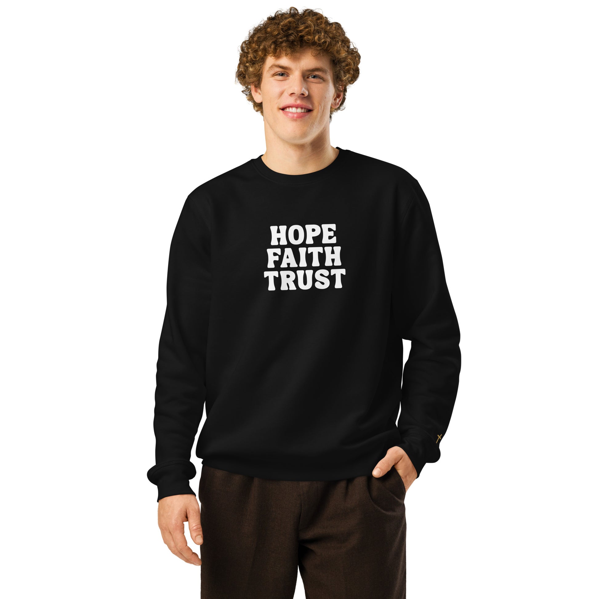 Hope Faith Trust, Printed Sweatshirt.