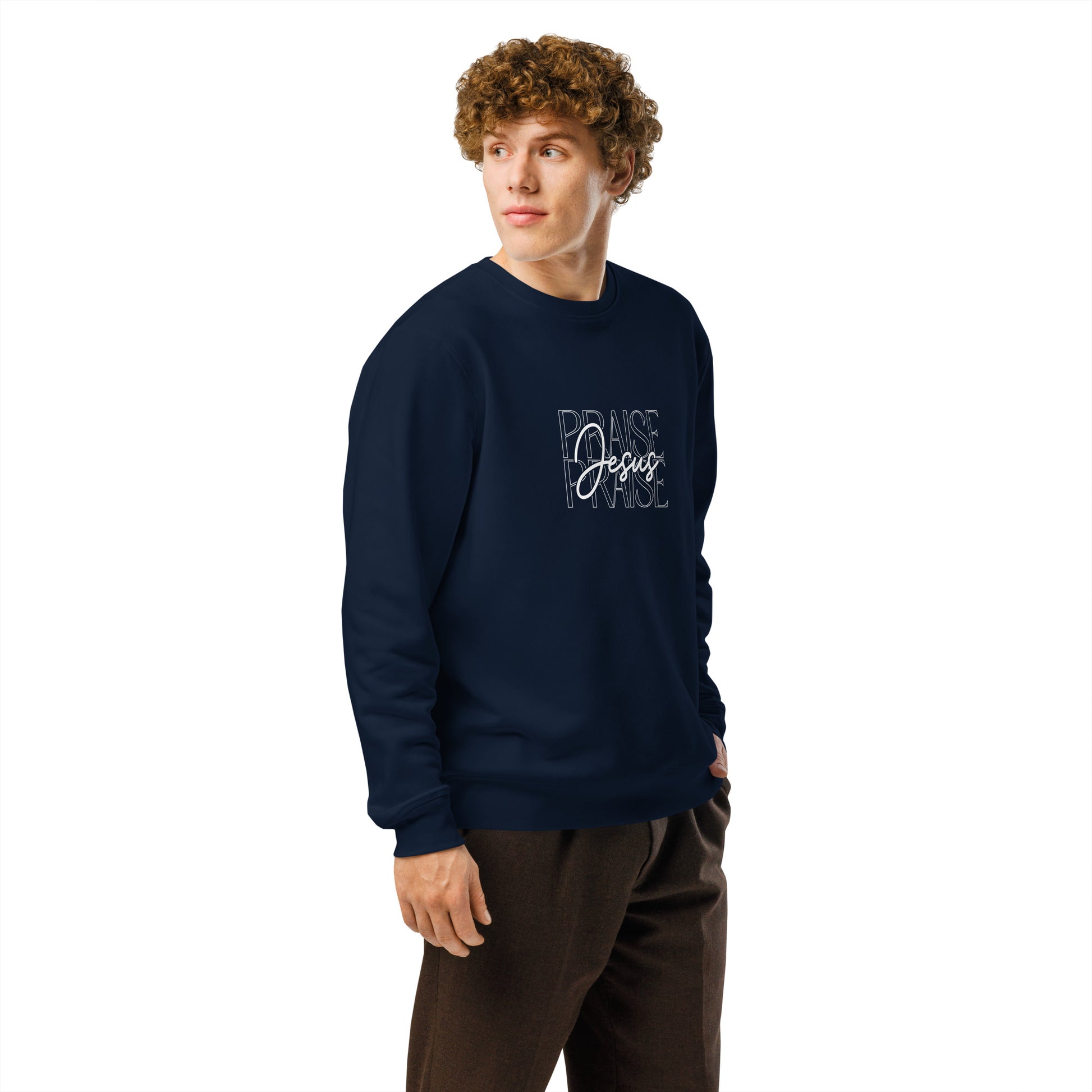 Praise Jesus, Printed Sweatshirt.