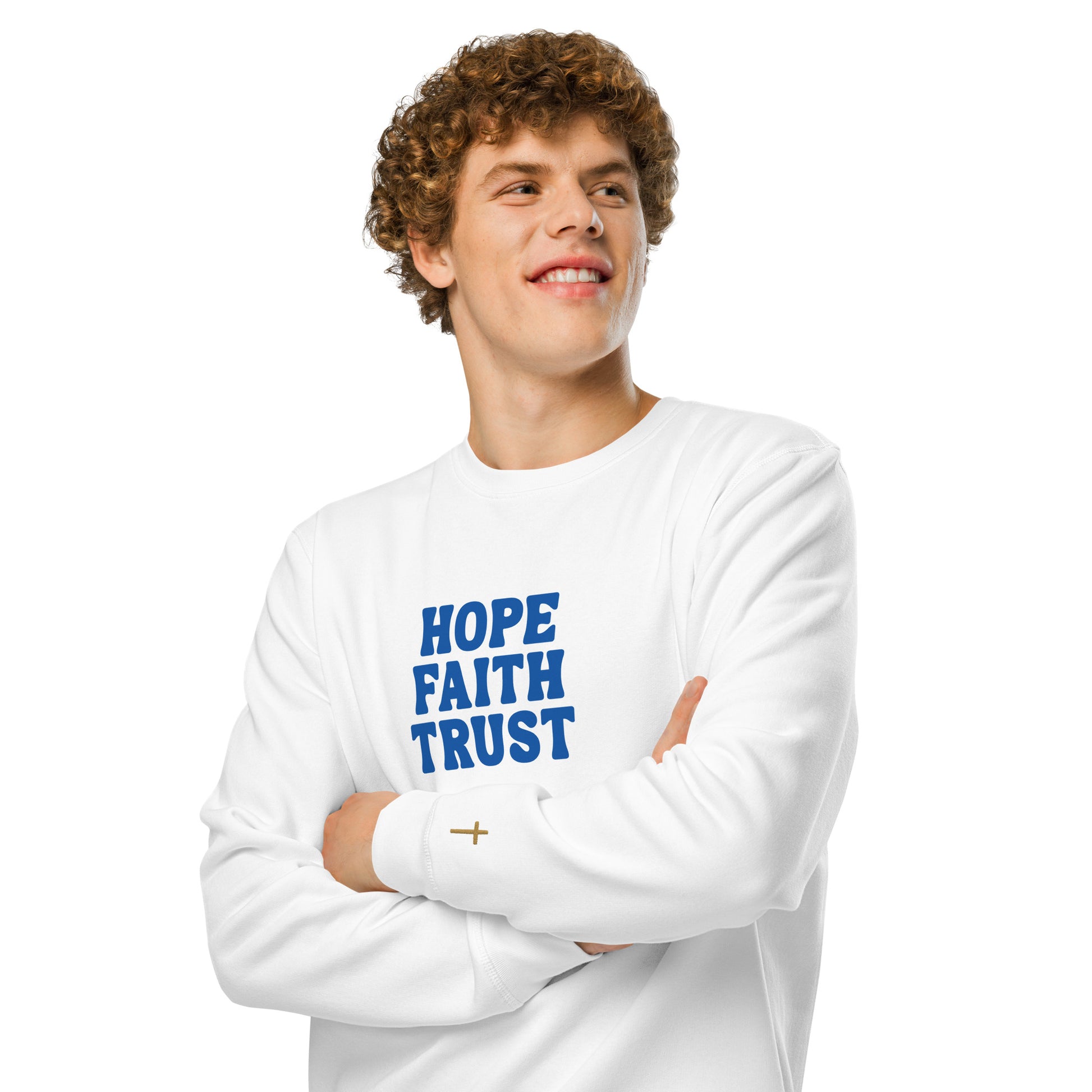 Hope Faith Trust, Printed Sweatshirt.