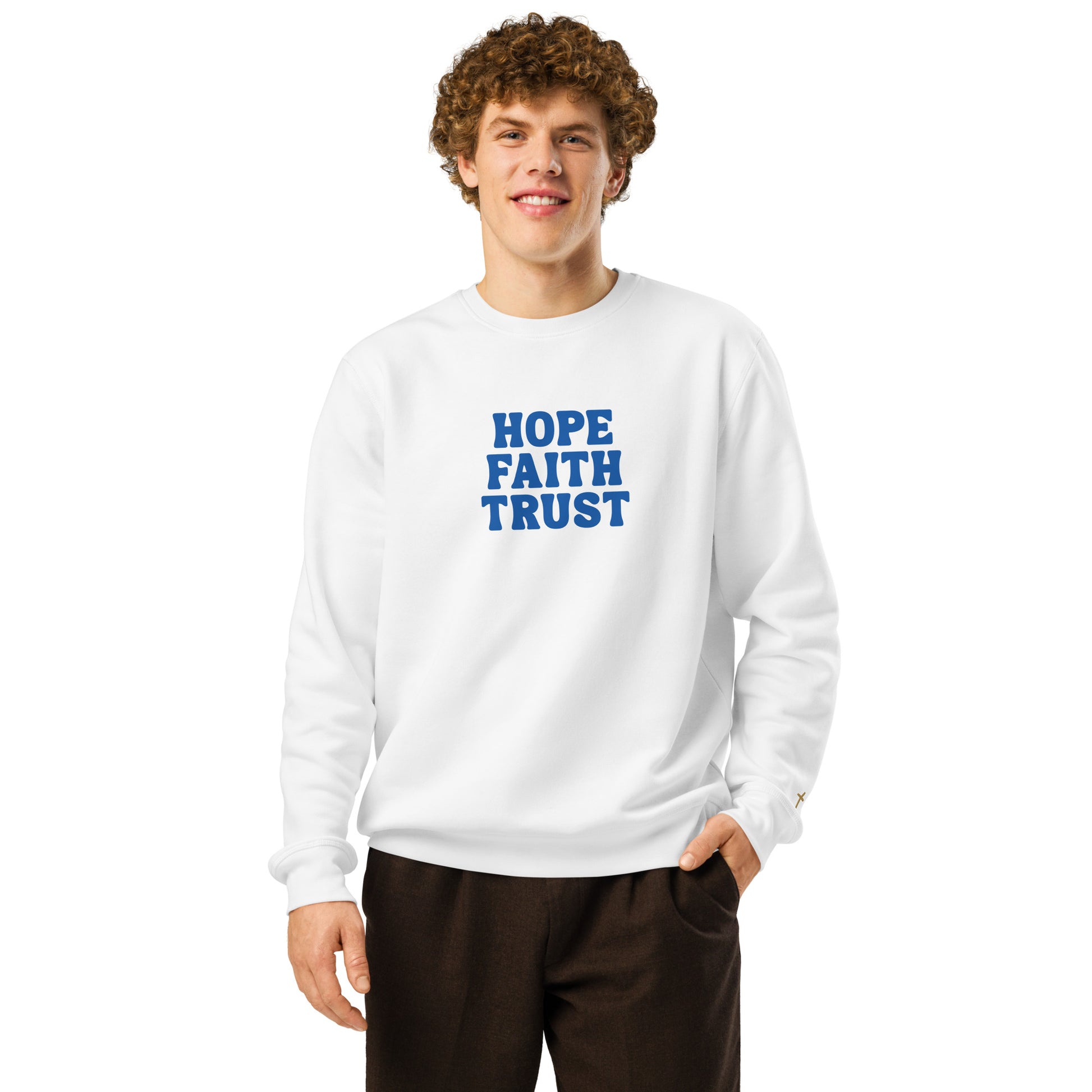 Hope Faith Trust, Printed Sweatshirt.
